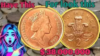 Top 3uk tow Pence Rare UK Two pence Coins Worth A lot of money -Coins Worth money!