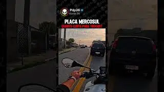 PLACA MERCOSUL QUEBROU? VEJA ISSO