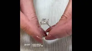 3.26ct Antique Hybrid Lab Diamond Invisible Gallery&trade; Ring