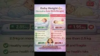 Baby Weight: Normal vs Low Birth Weight | Why It Matters for Newborn Health #healthybirth #justborn