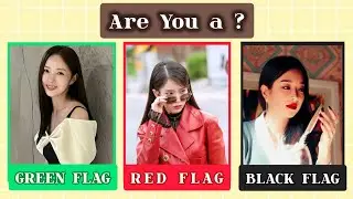 Are You a Green Flag, Red Flag or Black Flag 💚❤️‍🔥🖤 | Fun Personality Quiz | @harni_bee 