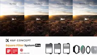 How to Use Soft, Hard and Reverse GND Filters in Landscape Photography? K&F Concept GND Filters Test