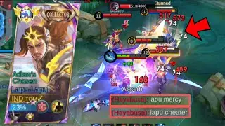 TOP GLOBAL LAPU-LAPU GAMEPLAY 💀 | Enemy Can&rsquo;t Move | MLBB @LapuGodmlbb 