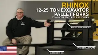 12 - 25 TON EXCAVATOR PALLET FORKS - Key Specs & Best Uses | Rhinox Group US