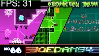JoeDan54 - Geometry Dash 2.2 (Stream #66) - Demon Grinding: Lag Edition