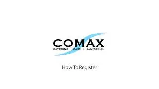 New Comax Website -  How To Register