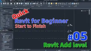 Quick Revit for Beginner #05 Revit Add Floor Level
