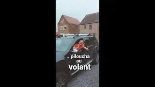 piloucha au volant