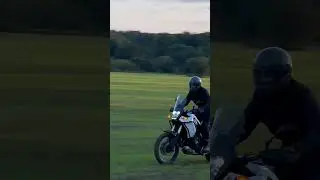 Yamaha Tenere 700. Первый выезд. Обзор в канале (на поле нам разрешили выехать 😶) #motorcycle