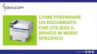 Come prepara un documento con una quantit&agrave; di bianco precisa  - OKI Pro9542 - Tutorial 4