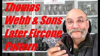 Thomas Webb & Sons - Later Fircone Pattern - Art Deco Glass