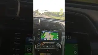 Карты России в штатной навигации Honda Civic 10