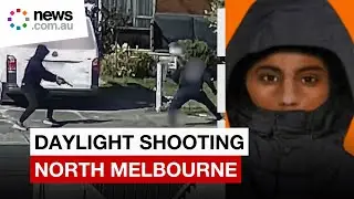 Man shot on Melbourne street in terrifying footage