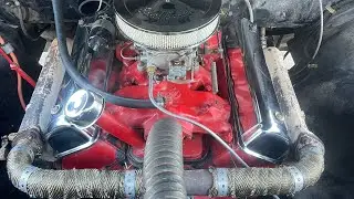 Ford Y block (292cc) fuel filter swap all Y blocks.  #diy #ford #classic #vintage #truck #mechanic 