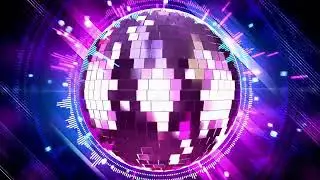 Shimmering & Sparkling Disco Ball Screensaver