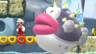 New Super Mario Bros U Deluxe Walkthrough - Part 6 - Rock-Candy Mines