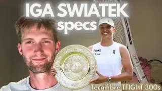 Iga Swiatek racquet specs (Tecnifibre TFight 300s) - Wimbledon champion!