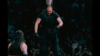 The Undertaker Hangs Out The Bossman In The Middle Of The Ring