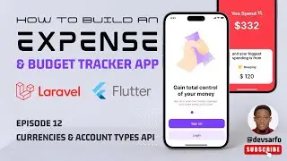 Episode 12: Penger (Expense Tracker App) - Currencies and Account Types API