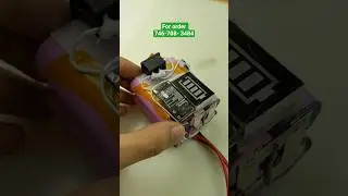 mini customisable 12 volt lithium ion battery with power bank module