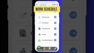 Work Schedule Feature - eHubt Employee App