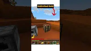 unlimited gold hack work in 1.20 version 😱🪙 #minecraft #gaming #unlimitedhack #shorts