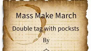 Mass Make March catch up: double tag with pockets