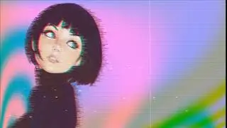 Vaporwave glitch animated wallpaper
