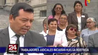 Trabajadores del Poder Judicial advierten huelga nacional indefinida
