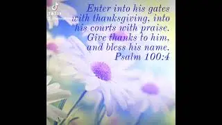 Reflection Psalm 100:4 by Holy Spirit Kids Ministry