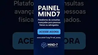 quer consultar dados e procura um painel bom? use Mind7 #painel #dados #consulta #investiga&ccedil;&atilde;o