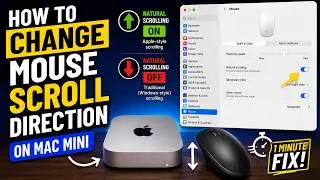 How to change mouse scroll direction mac Mini
