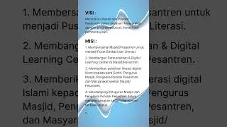 Program Digitalisasi Masjid dan Pondok Pesantren