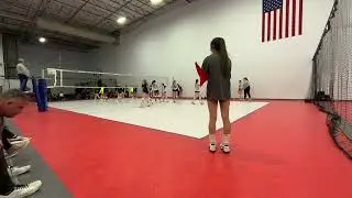 Set two vs. Victory Gold