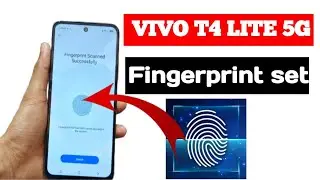 How to set fingerprint in Vivo T4 Lite 5G | All Vivo Smartphone fingerprint set in screen