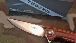 Качественный Нож из Китая 2020 (TwoSun TS81 Wong Design)