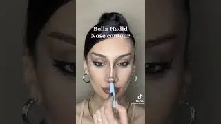 МАКИЯЖ БЕЛЛЫ ХАДИД/ BELLA HADID'S MAKE UP (NOSE CONTOUR) #makeup #BELLA #bellahadid