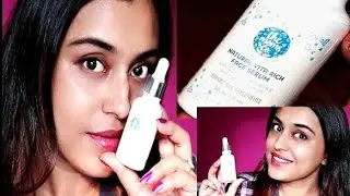 I Tried Face SERUM The Moms Co. II Natural Vita Rich II Paraben Sulphate Free Skin Care Product