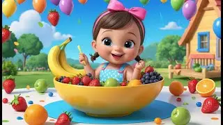 Fruit Salad Color Mix | Fun Nursery Rhyme for Kids | Baby Learning Song