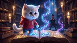 The Library’s Secret Apprentice 🐾✨ | A Magical Kitten Accidentally Casts Spells