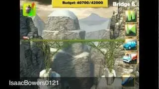 Bridge Constructor Walkthrough: The Ridge Bridge 6