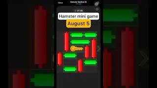 Hamster combat mini game ( August 5 ) #hamsterkombat #minigames