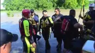 Ellis County firefighters rescue woman from high waters