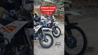 Xpulse 210 vs KTM 250 ADV 2025 Exhaust sound comparison 🔊🚨#exhaustsound
