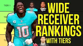 Post Free Agency Top 12 Wide Receiver Rankings - 2024 Fantasy Football