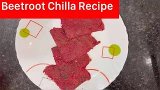Beetroot Chilla recipe | Healthy breakfast recipe | sooji beetroot Chilla | my kitchen 