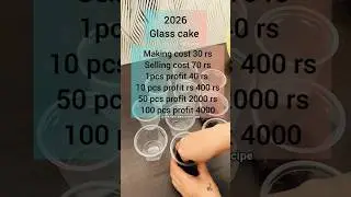 Glass cake #video #cake #howtomakeglasscake