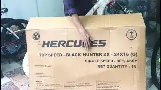 Hercules black hunter 24 model unboxing #cycle video like share price