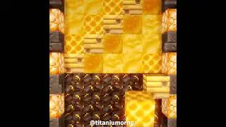 Honey Gradient Video Minecraft #shorts