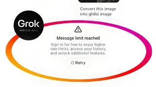 Message limit reached | grok ai message limit reached | grok ai message limit reached problem Fixed